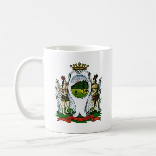 Mug Drapeau de Monterrey, Nuevo León - MEXICO (Gauche)