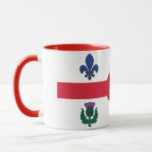 Mug Drapeau de Montréal (Québec) (Gauche)
