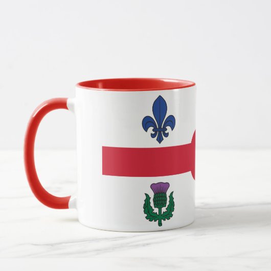 Mug Drapeau de Montréal (Québec) (Gauche)