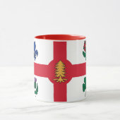 Mug Drapeau de Montréal (Québec) (Centre)
