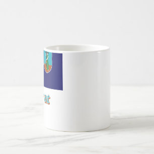 Mug Drapeau de Montserrat avec le nom