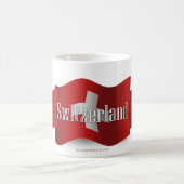 Mug Drapeau de ondulation de la Suisse (Centre)
