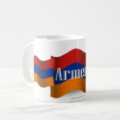 Mug Drapeau de ondulation de l'Arménie (Devant gauche)