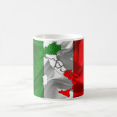 Mug Drapeau de ondulation italien (Centre)