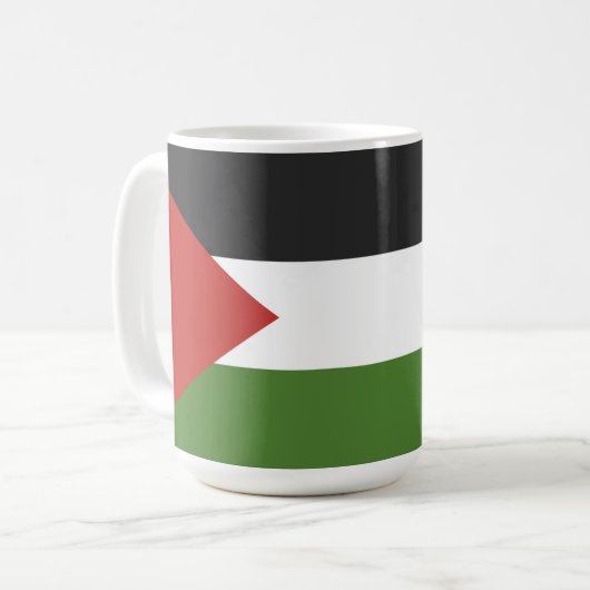 Mug Drapeau de Palestine (Devant gauche)