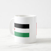 Mug Drapeau de Palestinien de la Palestine (Devant gauche)