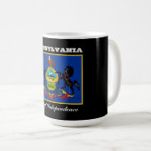 Mug Drapeau de Pennsylvanie et slogan (Devant droit)