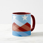 Mug Drapeau de Peoria, Arizona (Devant droit)