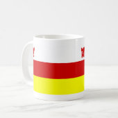 Mug Drapeau de Père Noël Barbara, Californie Coffee Mu (Devant gauche)