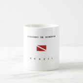 Mug Drapeau de piqué de scaphandre de Fernando de (Centre)