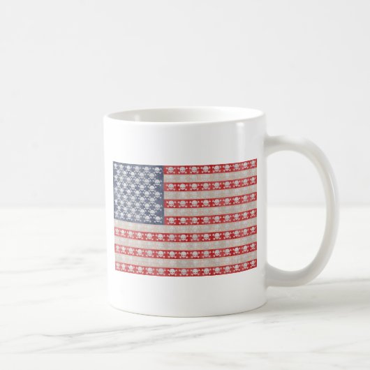 Mug Drapeau de pirate américain (Droite)