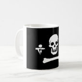 Mug Drapeau de pirate de capot de Stede (Devant gauche)