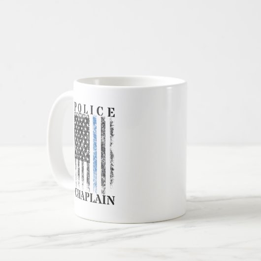 Mug Drapeau de police américain (Devant gauche)