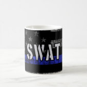Mug Drapeau de police SWAT en état de détresse (Centre)