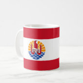 Mug Drapeau de Polynésie française (Devant gauche)