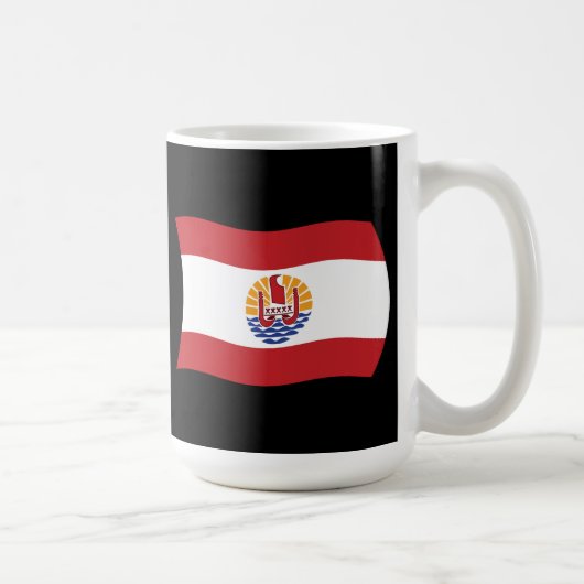 Mug Drapeau de Polynésie française (Droite)