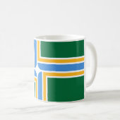 Mug Drapeau de Portland (Oregon) (Devant droit)