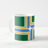 Mug Drapeau de Portland (Oregon) (Devant gauche)