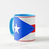 Mug Drapeau de Porto Rico (Devant gauche)
