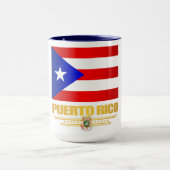 Mug Drapeau de Porto Rico (Centre)