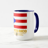 Mug Drapeau de Porto Rico (Devant droit)