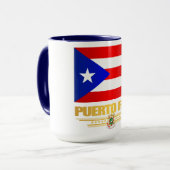 Mug Drapeau de Porto Rico (Devant gauche)