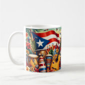 Mug Drapeau de Porto Rico (Gauche)