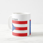 Mug Drapeau de Porto Rico (Devant gauche)