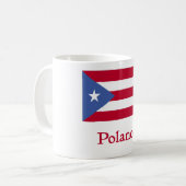 Mug Drapeau de Portoricain de Polanco (Devant gauche)