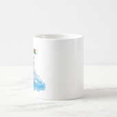 Mug Drapeau de progrès Jésus arc-en-ciel (Centre)