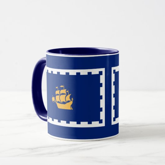 Mug Drapeau de Québec (Devant gauche)