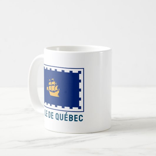Mug Drapeau de Québec (Devant gauche)