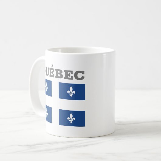 Mug Drapeau de Québec, Canada (Devant gauche)