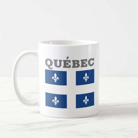 Mug Drapeau de Québec, Canada (Gauche)
