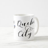 Mug Drapeau De Québec En Coeur (Devant droit)