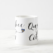 Mug Drapeau De Québec En Coeur (Centre)