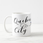 Mug Drapeau De Québec En Coeur (Gauche)