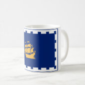 Mug Drapeau de Québec (Québec, Canada) (Devant droit)