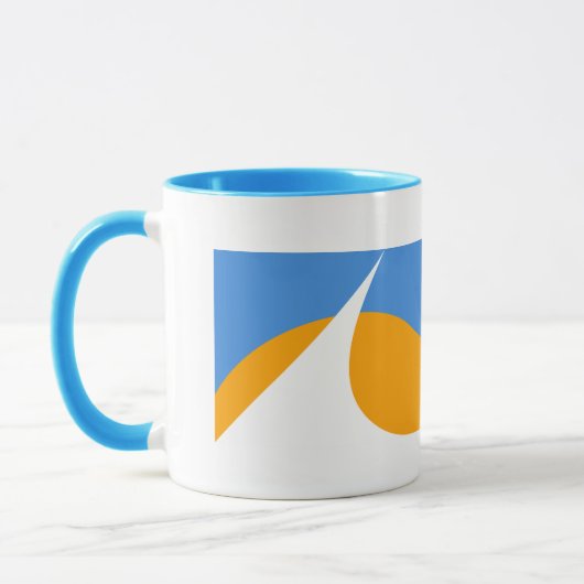 Mug Drapeau de Redding, Californie (Gauche)