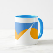 Mug Drapeau de Redding, Californie (Devant droit)