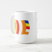Mug Drapeau de religion bouddhiste (Devant gauche)