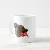 Mug Drapeau de Rhodesian Ridgeback (Devant gauche)