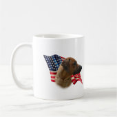 Mug Drapeau de Rhodesian Ridgeback (Gauche)