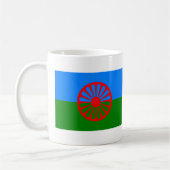 Mug Drapeau de Roma (drapeau Romani) (Gauche)