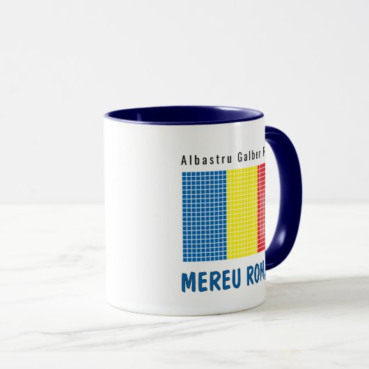 Mug Drapeau de Roumanie (Devant droit)
