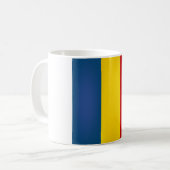 Mug Drapeau de Roumanie cool (Devant gauche)