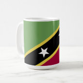 Mug Drapeau de Saint-Kitts-et-Nevis (Devant gauche)