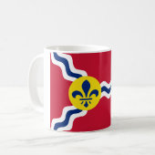 Mug Drapeau de Saint-Louis (Missouri) (Devant gauche)