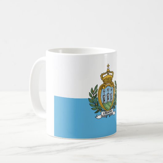 Mug Drapeau de Saint-Marin (Devant gauche)