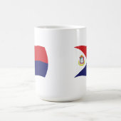 Mug Drapeau de Saint-Martin (Centre)